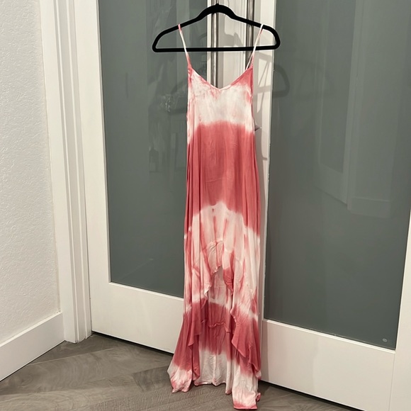 NWT Boho Me Collection Hi-Low Tie Dye Dress. Size S. Adjustable Straps. - Picture 1 of 8